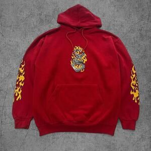 Vintage Snake Eyes Flame Hoodie